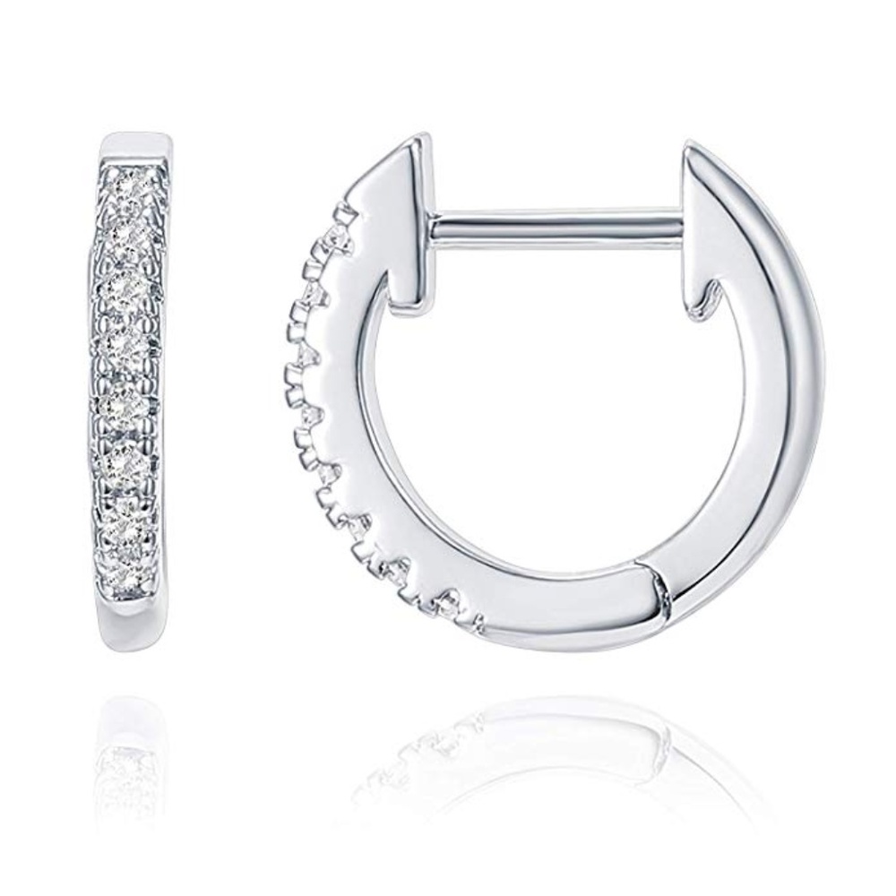 14k Gold Plated Cubic Zirconia Cuff Earring